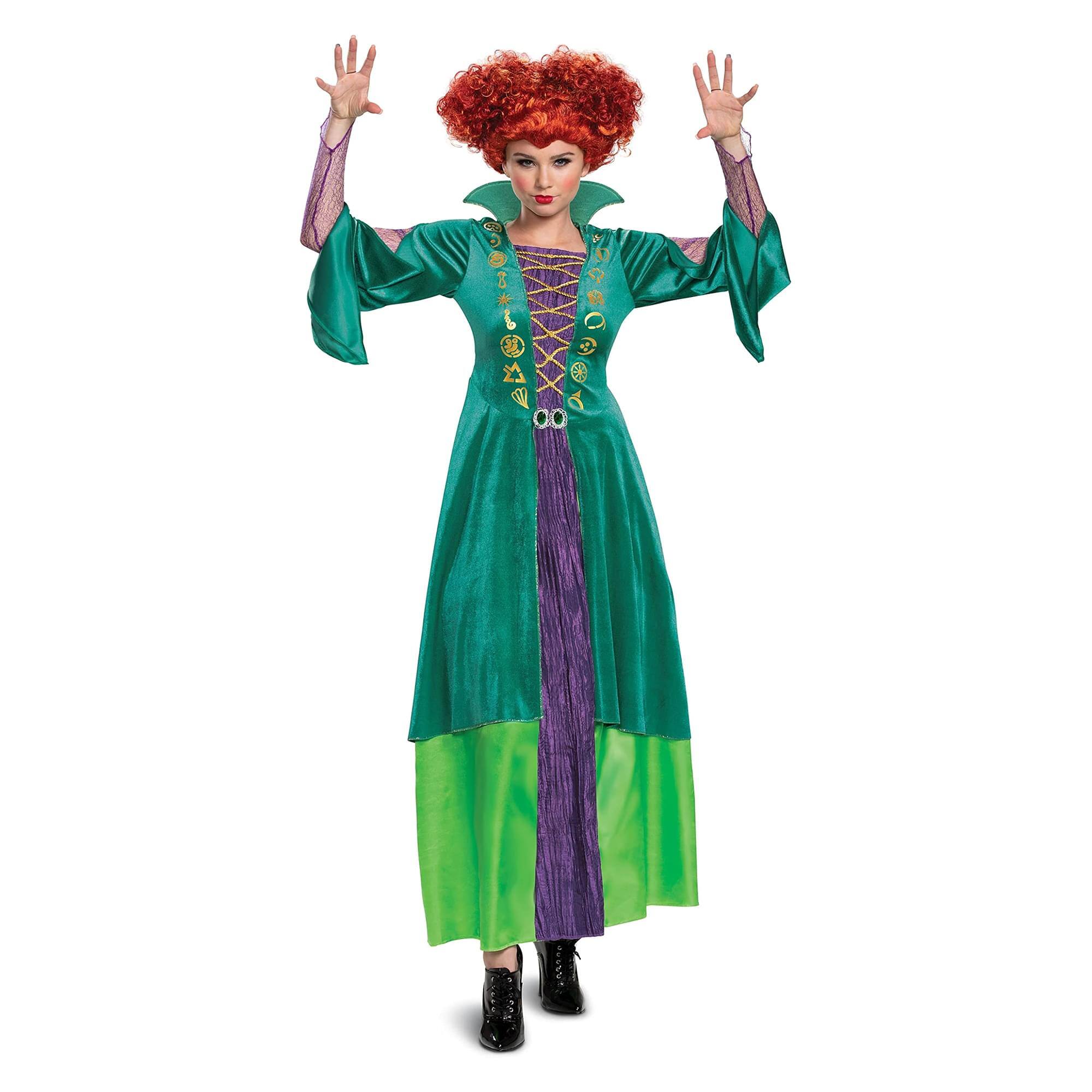 Disguise - Disney Hocus Pocus Wini Deluxe Adult Costume | X-Large (18-20) - Green price history on PriceWatchPro