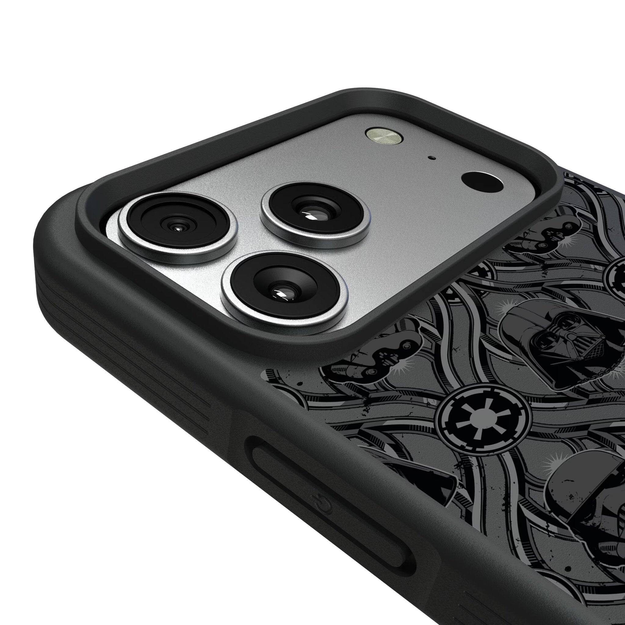 Left. Keyscaper - Star Wars: A New Hope Pattern Bump Phone Case - Apple iPhone Air - Dark Side.