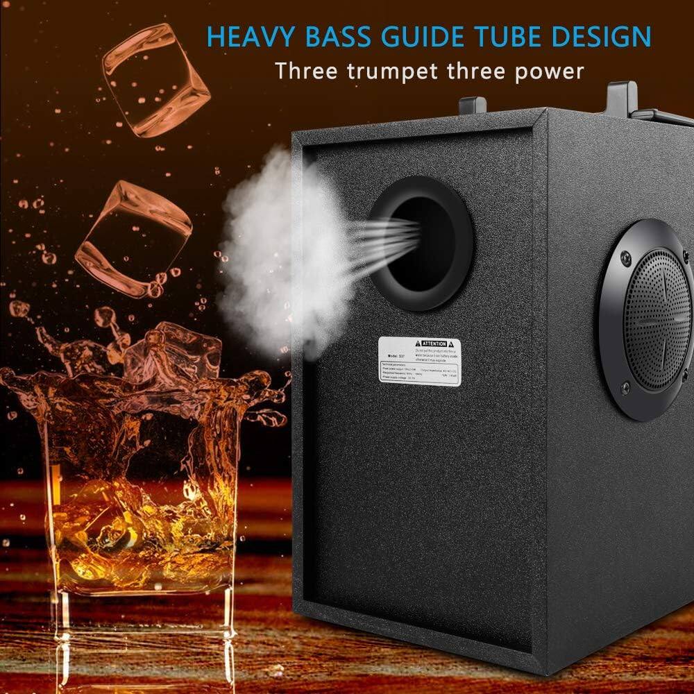 HEAVY BASS GUIDE TUBE DESIGN  
Three trumpet three power