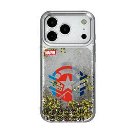 Keyscaper - Marvel Sigil Glitter Phone Case - Apple iPhone 17 Pro Max - Sam Wilson Captain America