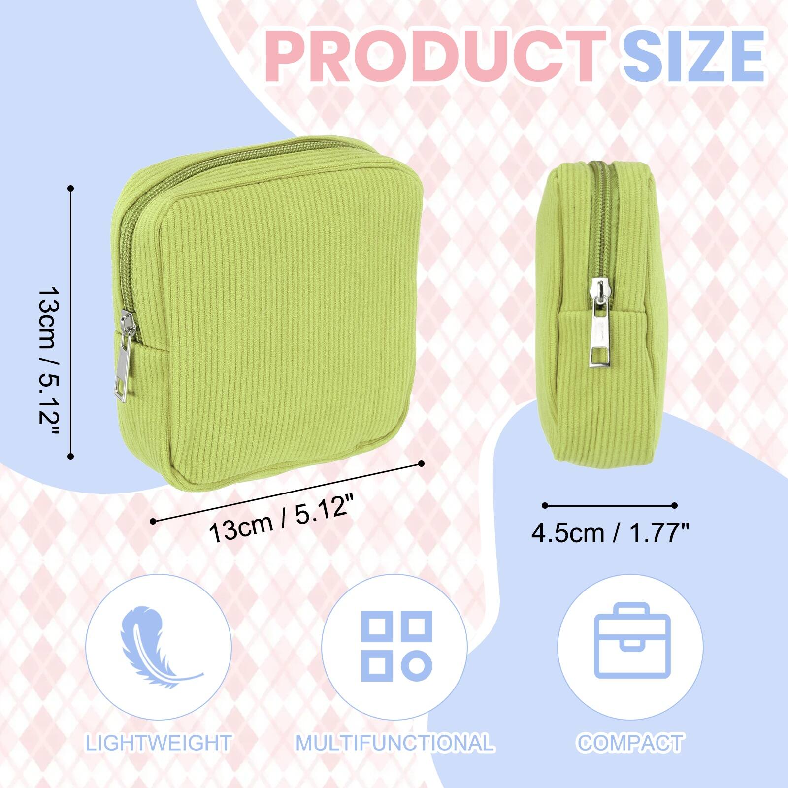 PRODUCT SIZE  
13cm / 5.12"  
4.5cm / 1.77"  
LIGHTWEIGHT  
MULTIFUNCTIONAL  
COMPACT
