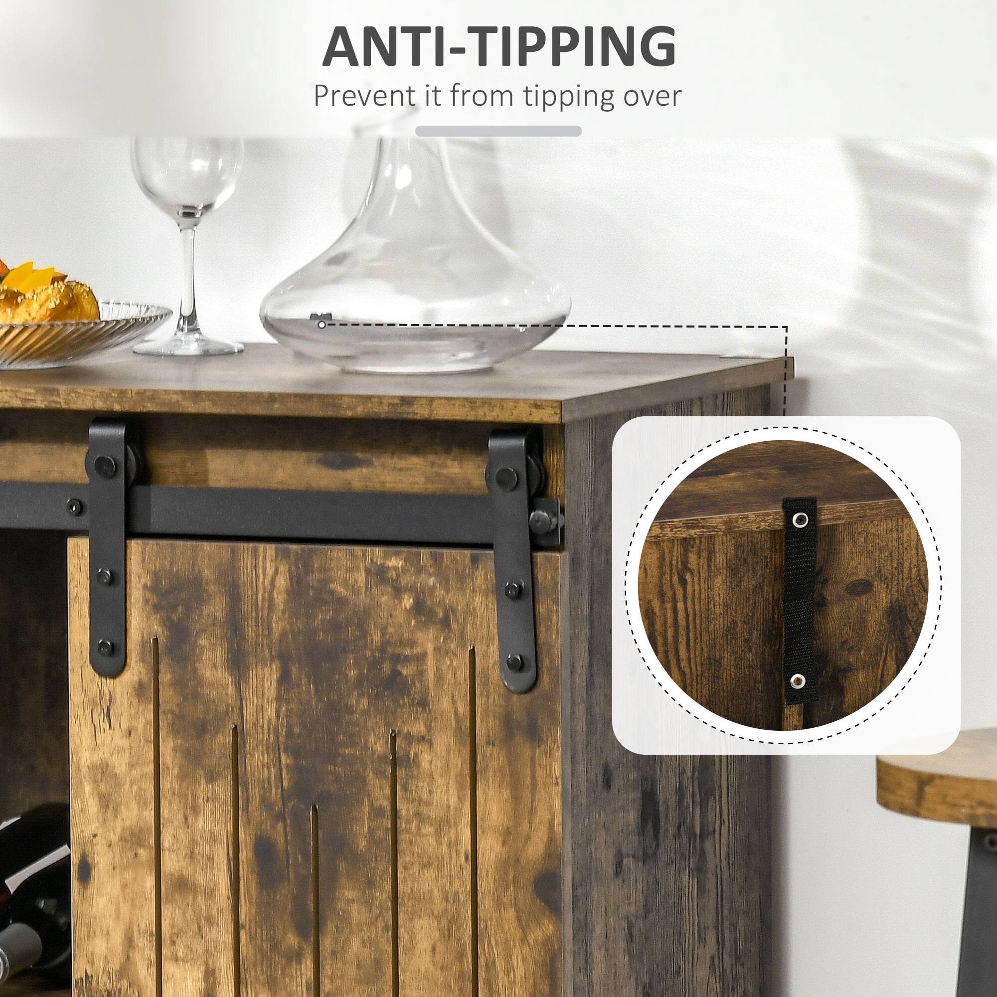 ANTI-TIPPING  
Prevent it from tipping over