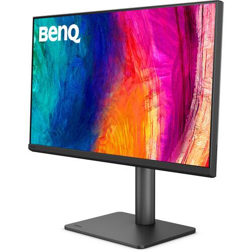 Alt View 2. BenQ - PD2706QN 27" QHD IPS 100Hz Monitor 1440p HDR, 5ms GtG, 1000:1, HDMI, DisplayPort & USB-C, KVM & Speakers - Gray.