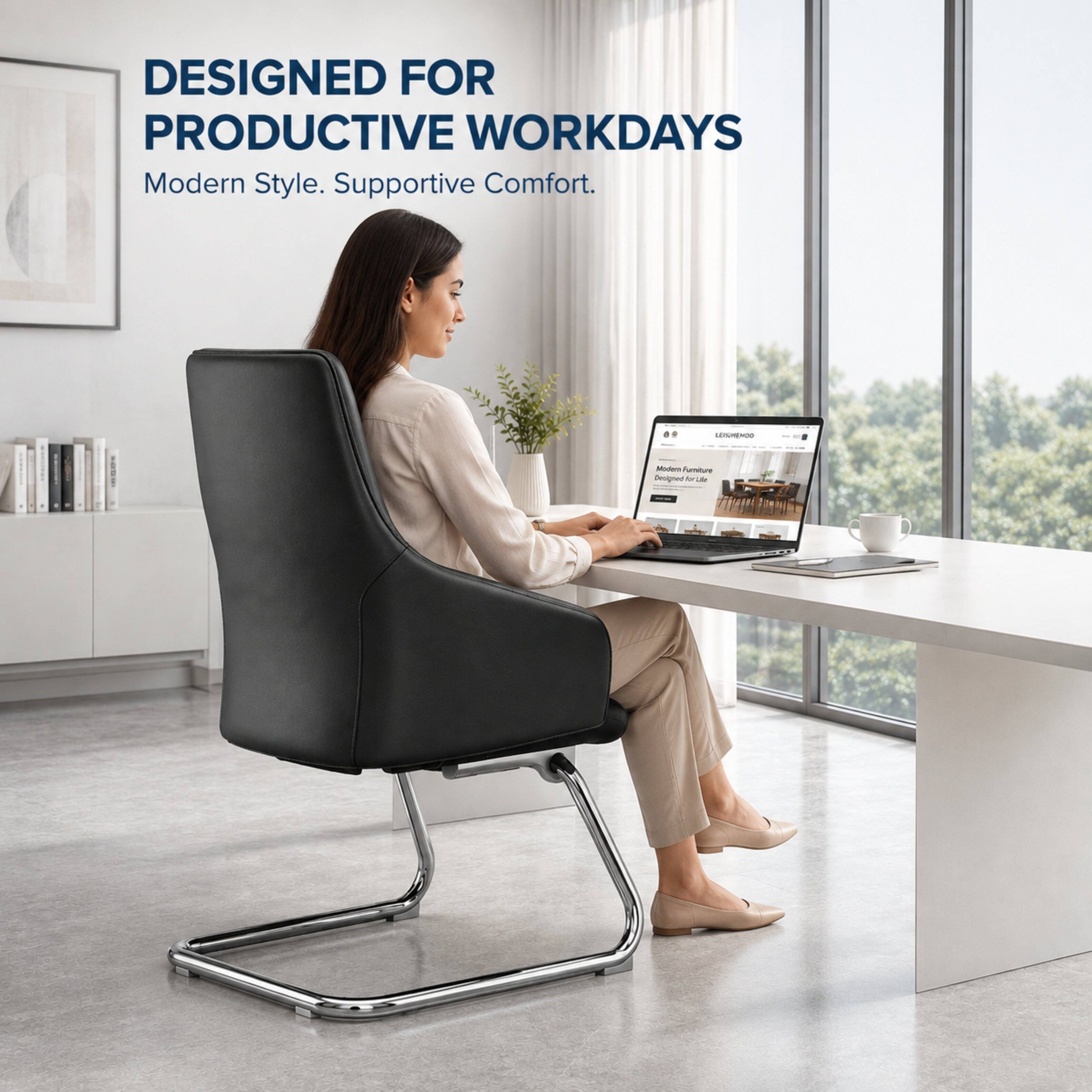 DESIGNED FOR PRODUCTIVE WORKDAYS  
Modern Style. Supportive Comfort.  

LEISHENDO  
Modern Furniture Designed by Life