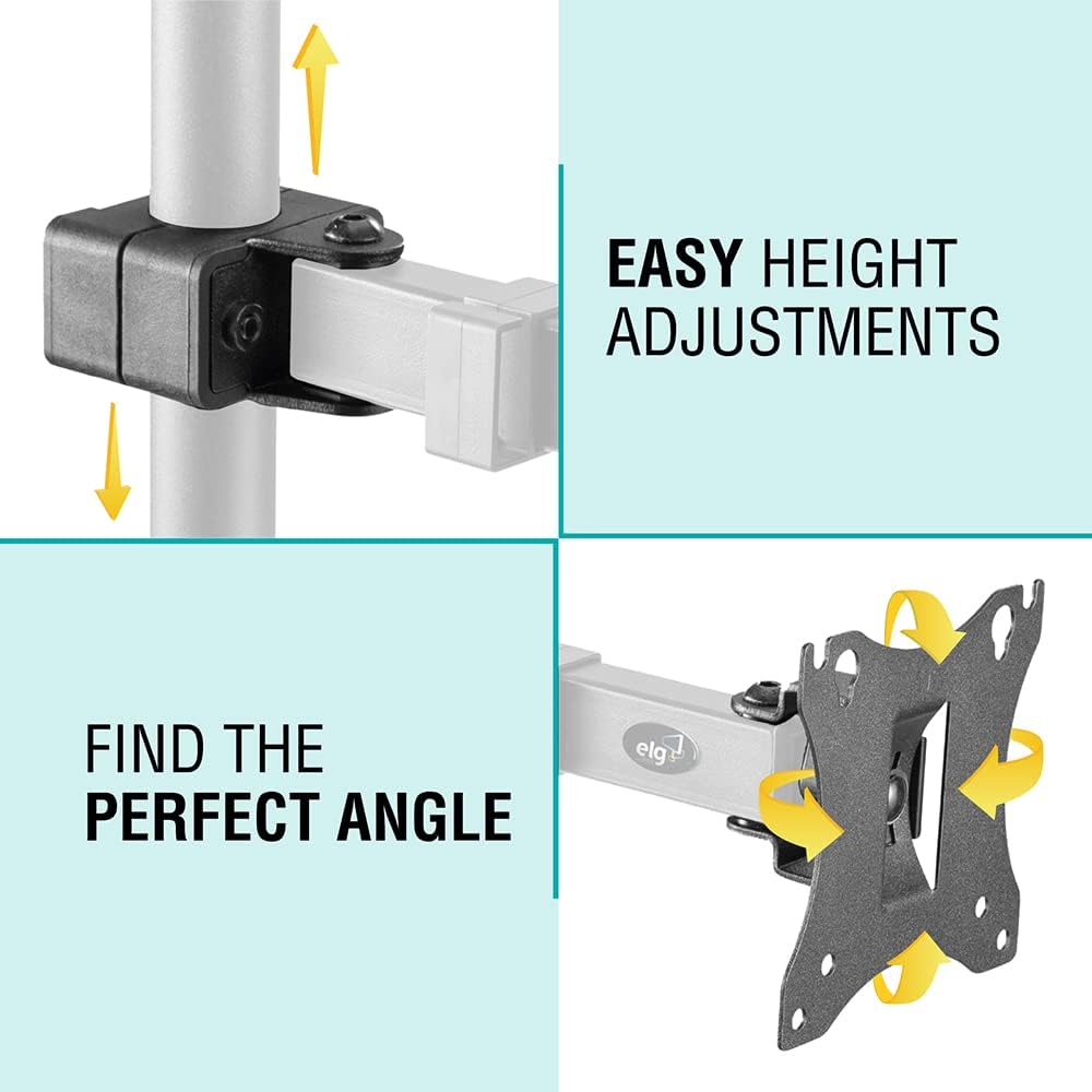 EASY HEIGHT ADJUSTMENTS

FIND THE PERFECT ANGLE