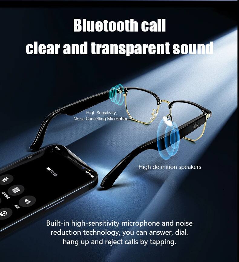 Bluetooth call clear and transparent sound

- High Sensitivity, Noise Cancelling Microphone
- High definition speakers

Built-in high-sensitivity microphone and noise reduction technology, you can answer, dial, hang up and reject calls by tapping.