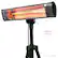 Left. Heat Storm - Infrared Heater and Tripod combo - SILVER.