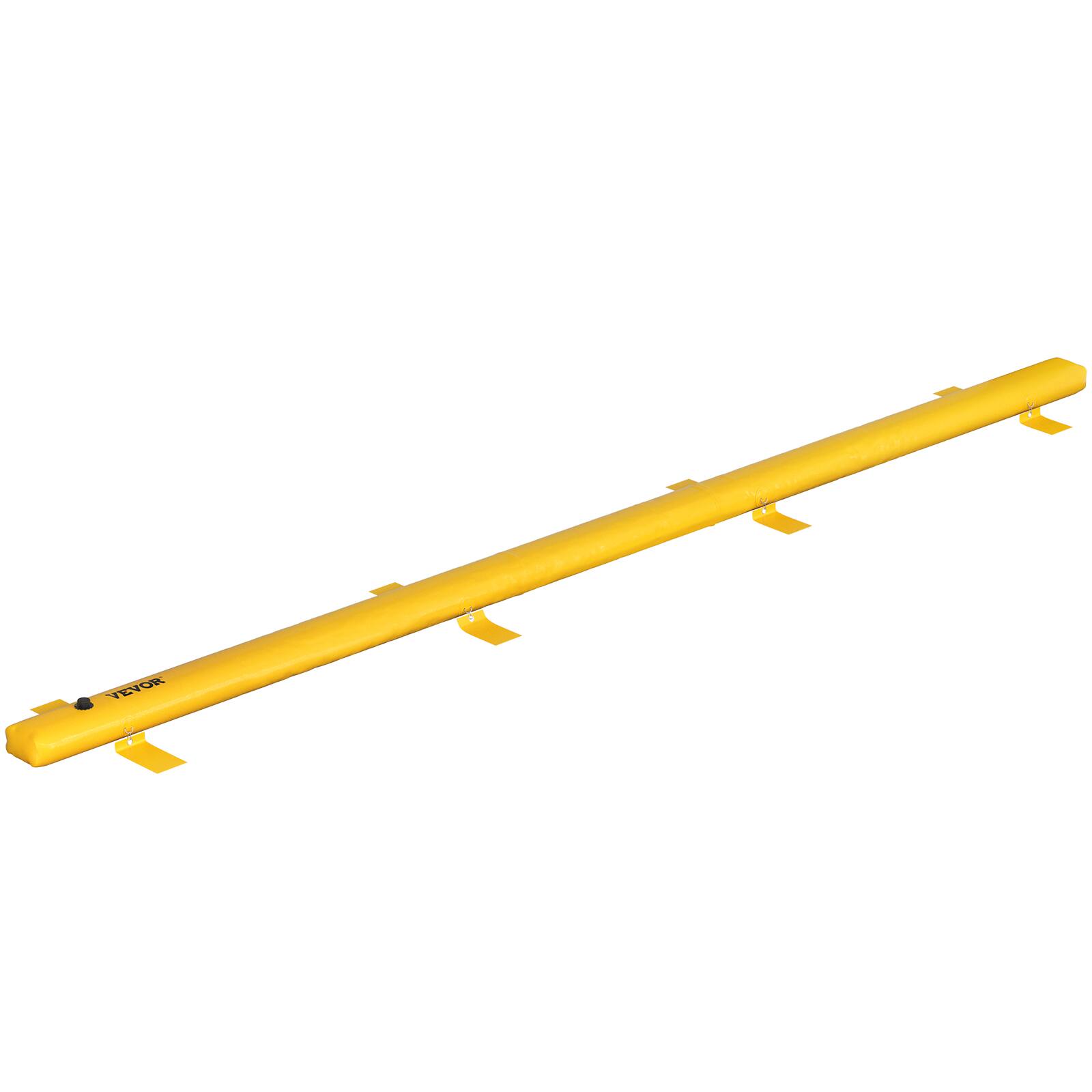 Front. VEVOR - Flood Barrier, 24 ft Length x 6 in Height Sandbag Alternative, Water Barrier for Flooding with Great Waterproof Effect - Yellow.