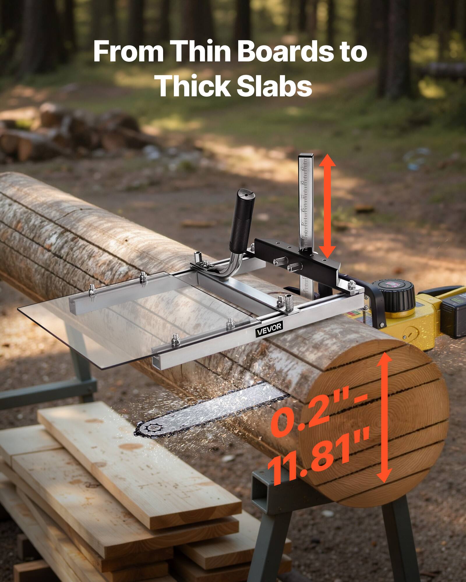 From Thin Boards to Thick Slabs

VEVOR

0.2" - 11.81"