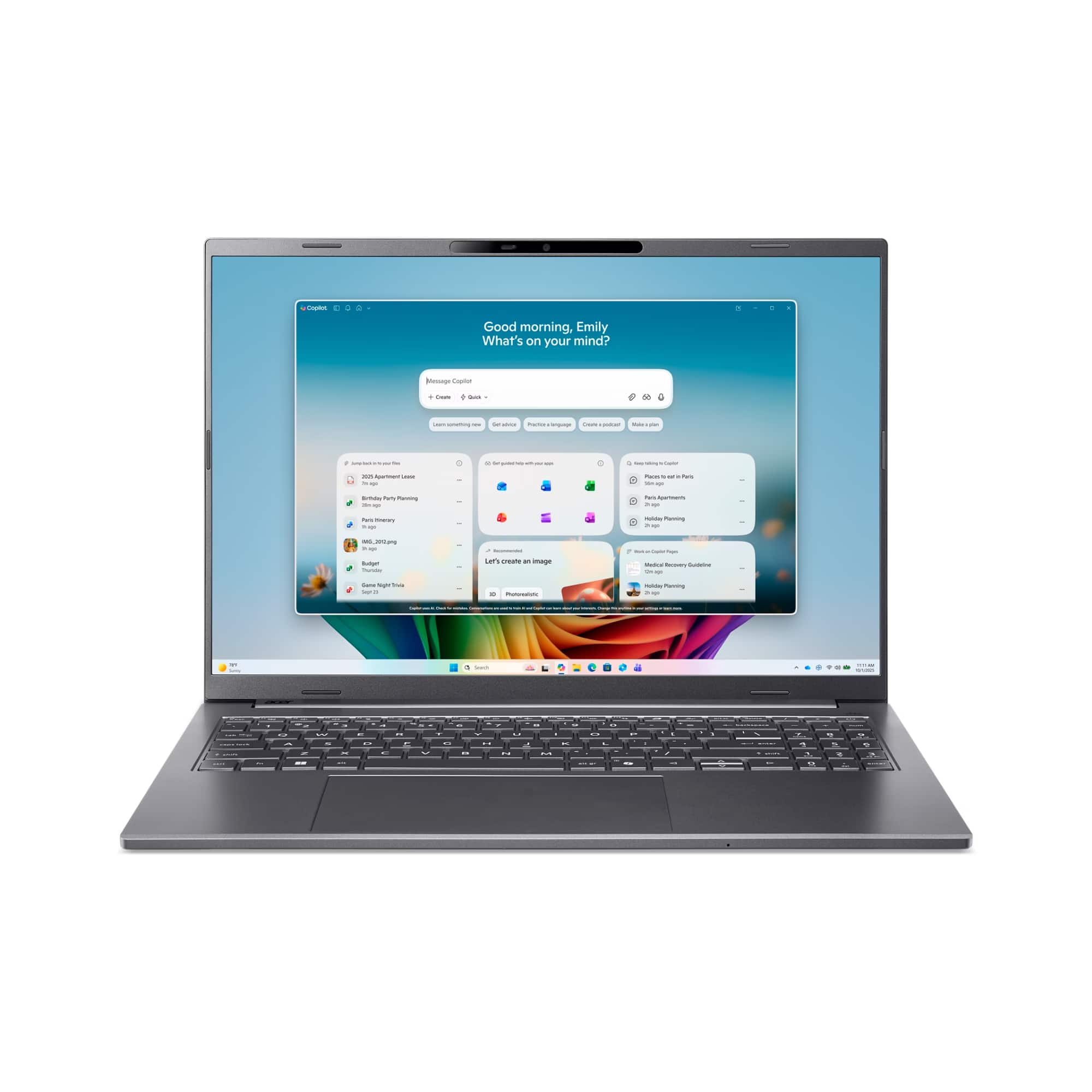 "Acer - Aspire 16 AI Copilot+ PC A16-A71MT-R0KA 16"" WUXGA AMD Ryzen AI 5 430 16GB RAM 512GB SSD Radeon 840M Win11 - Steel Gray" price history on PriceWatchPro