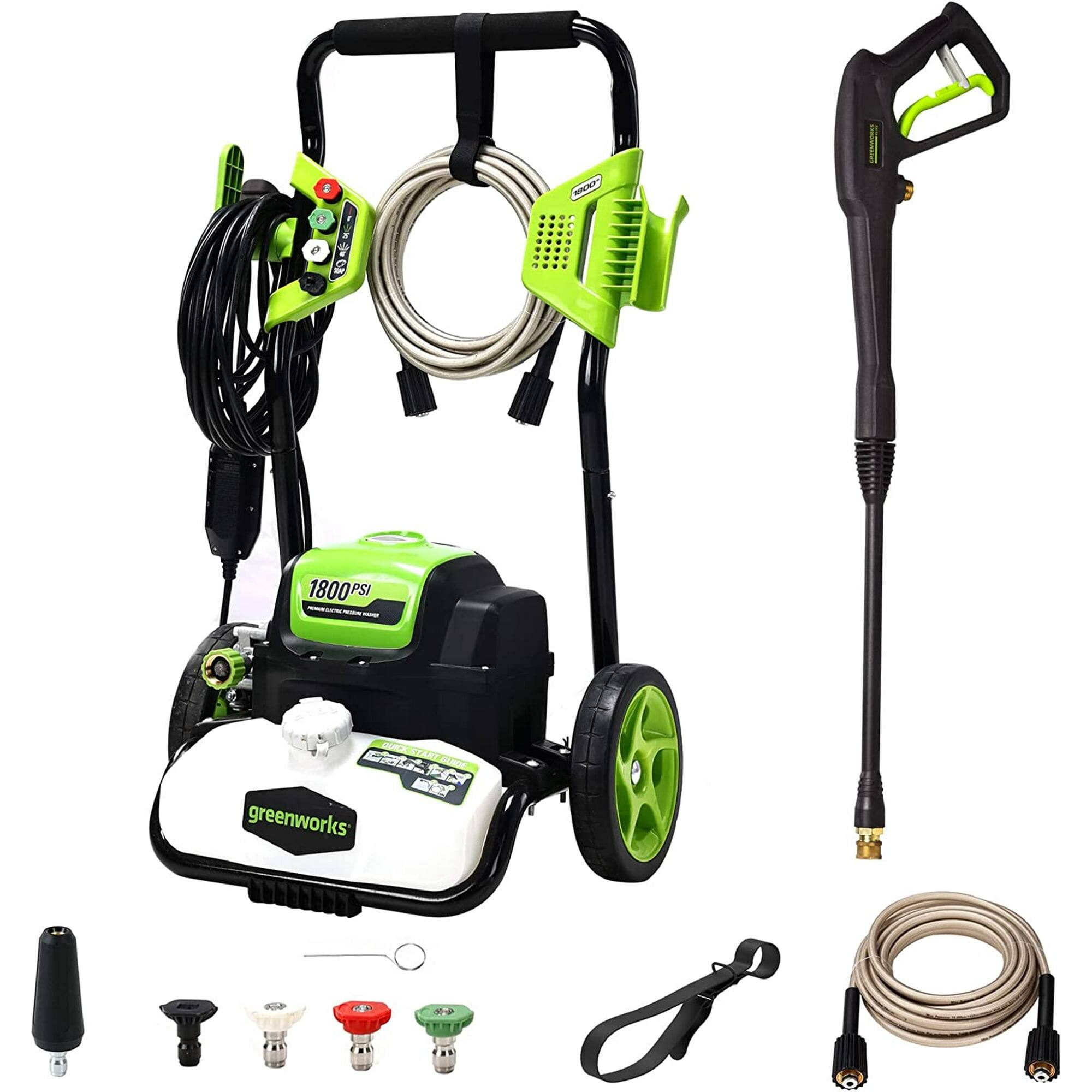 Greenworks - 1800 PSI Pressure Washer - Green