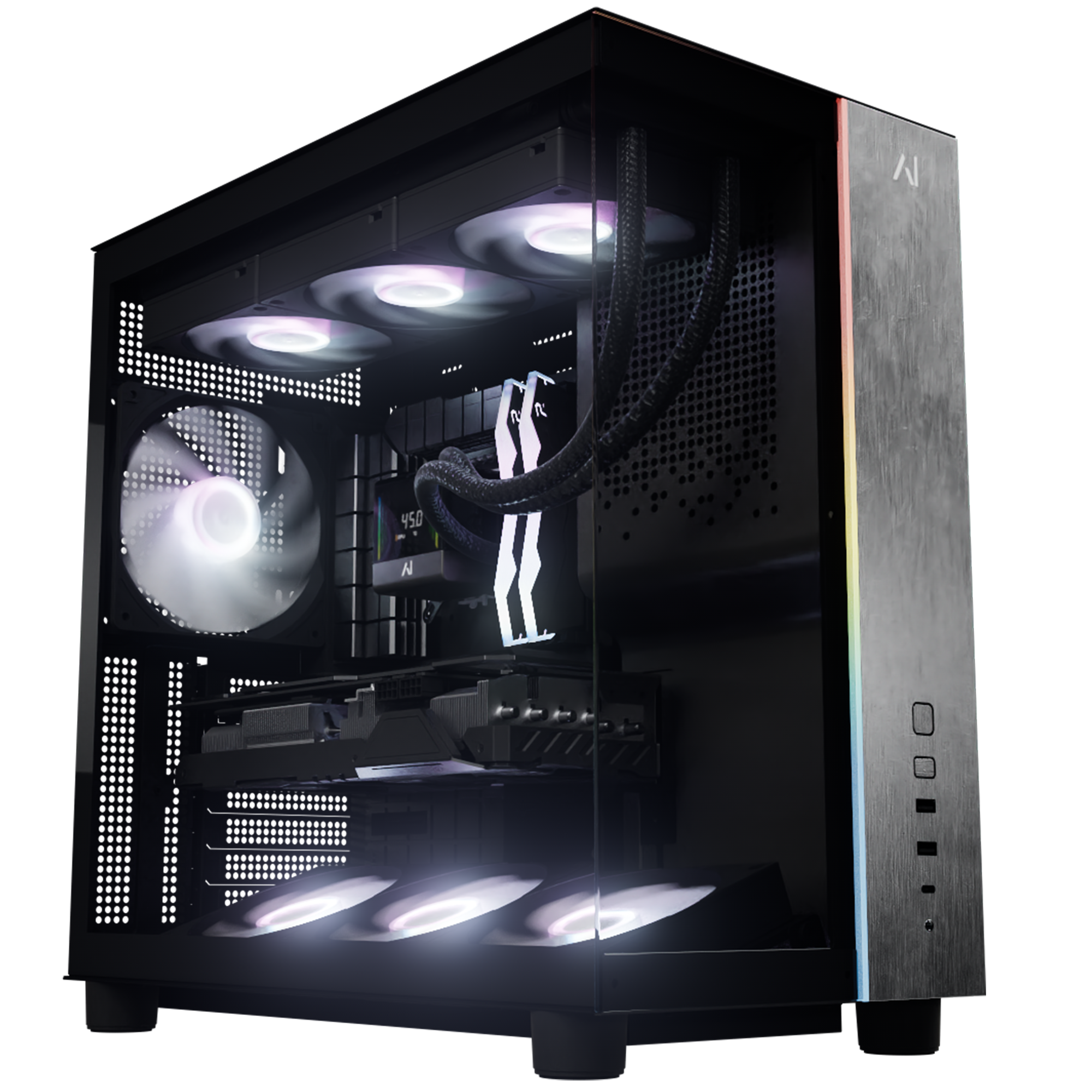 Andromeda Insights - AI 50 Quasar V3 Gaming PC RTX 5090 32GB | Ryzen 7 9800X3D 4.7 GHz (5.2 GHz Turbo) | 32GB DDR5 6000MHz | 2TB Gen4 SSD - Black