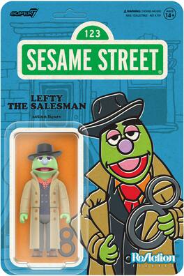 Super7 - Sesame Street - ReAction Figures Wv2 - Lefty The Salesman - COLLECTIBLES - Multicolor