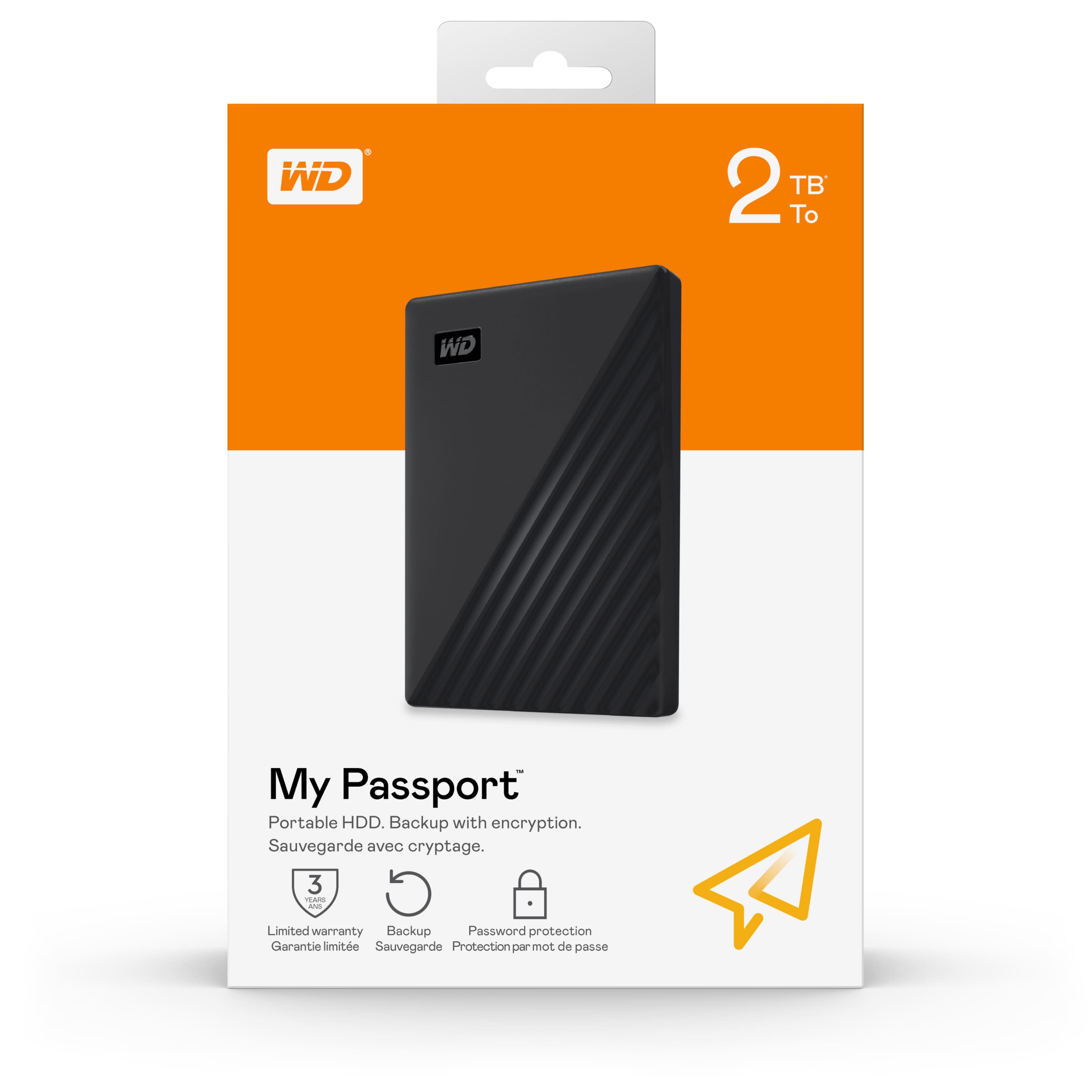 WD My top Passport 2 TB backup drive