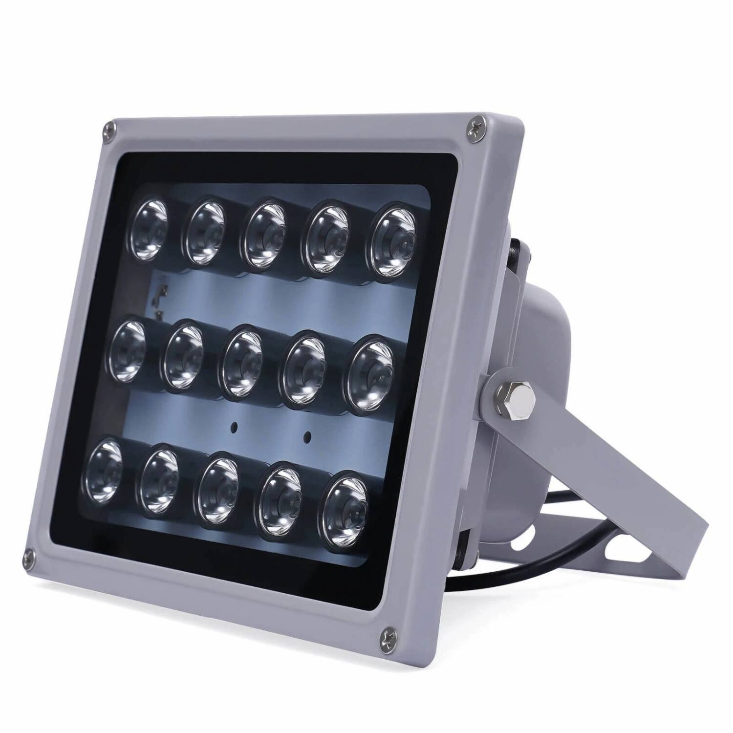 Angle. Stock Preferred - 30W 12V IR Infrared Illuminator Lamp - Gray.