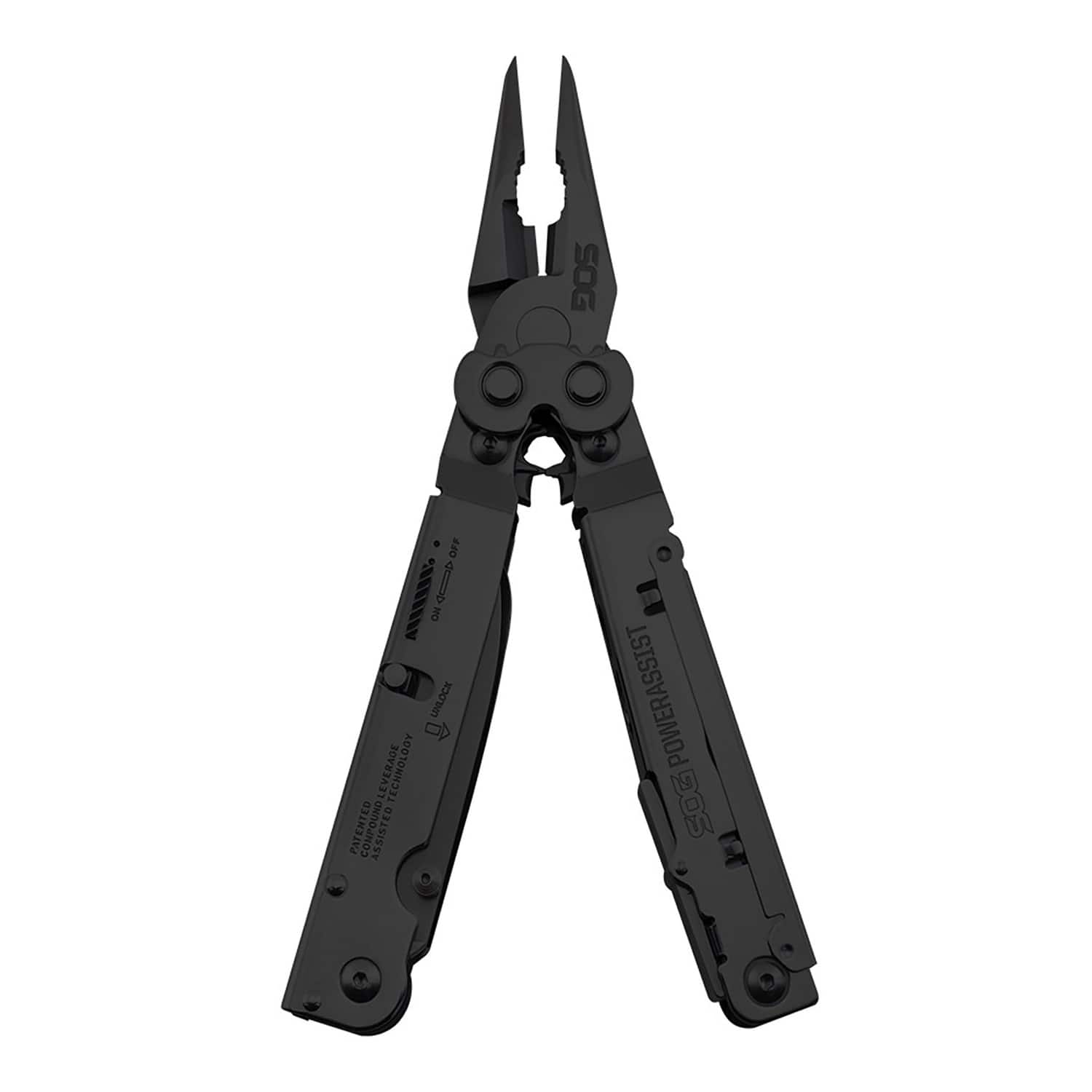 SOG - PowerAssist 16-in-1 Multi-Tool with Nylon Pouch Black Oxide