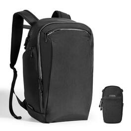 ALPAKA - Traverse Backpack 30L & Modular Shoulder Pocket Max Bundle - Black Axoflux 400D Ripstop Nylon