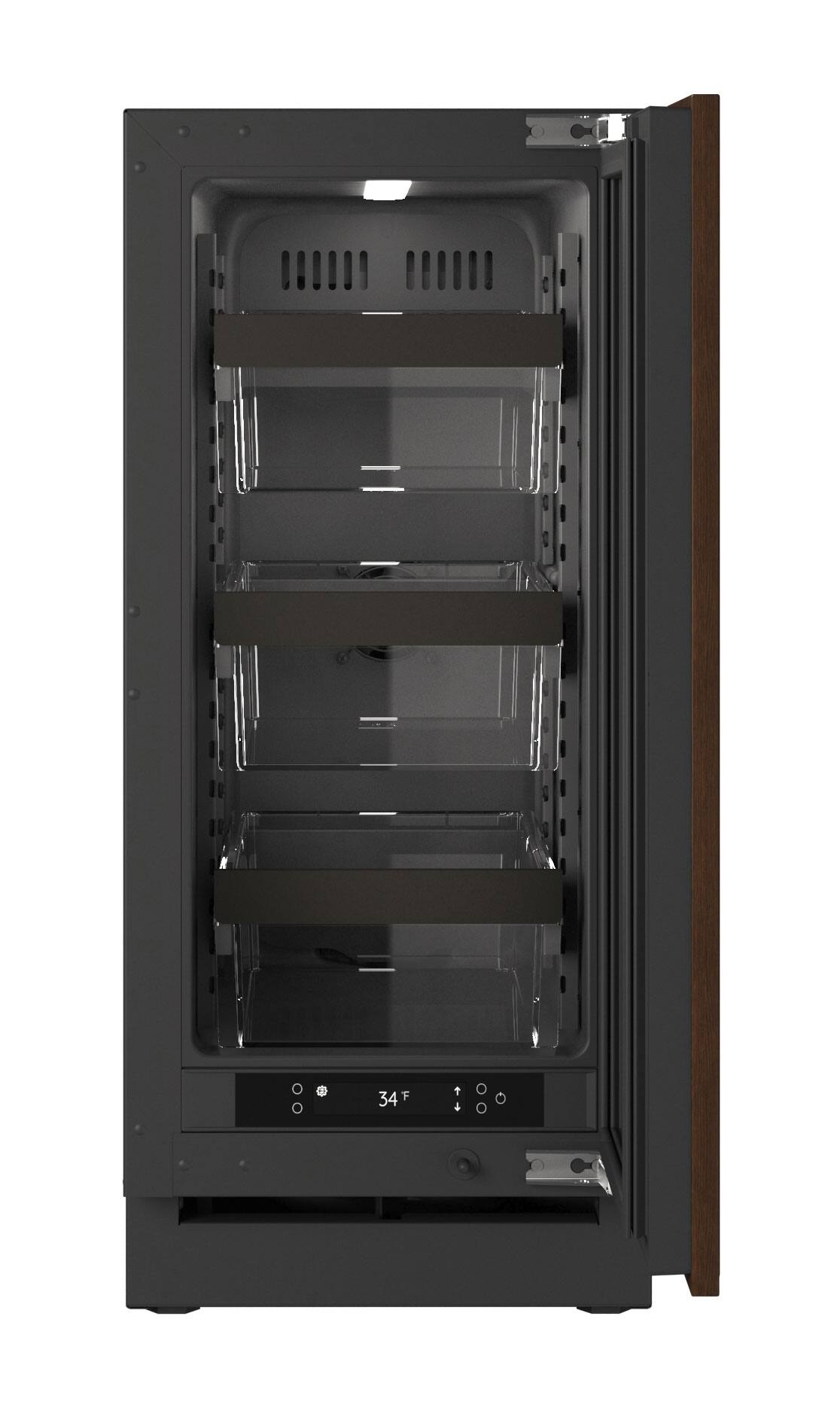 Alt View 2. U-Line - U-Line 15"W. 2.8 Cu.Ft. Built-In Compact Refrigerator - Panel Ready Frame/Glass - Integrated Frame.