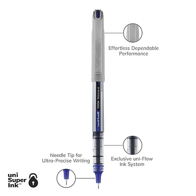 Effortless Dependable Performance  
Needle Tip for Ultra-Precise Writing  
Exclusive uni-Flow Ink System  
uni Super Ink
