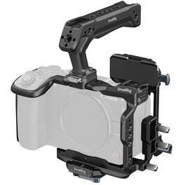 Smallrig - HawkLock QR Cage Kit w/V-Mount Battery Plate for EOS R6 V Camera