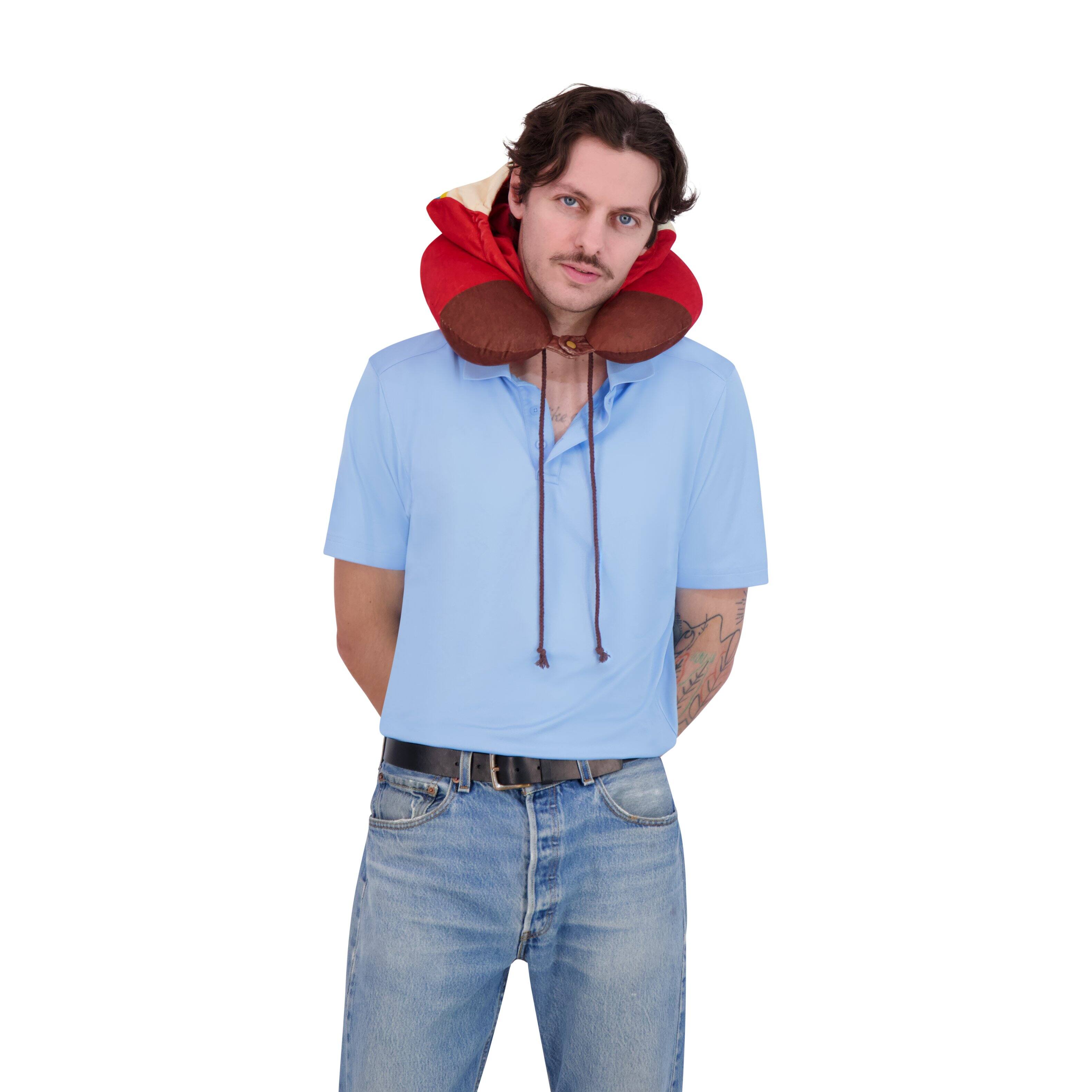 Alt View 1. Concept One - South Park Eric Cartman Hooded Travel Neck Pillow - RED.