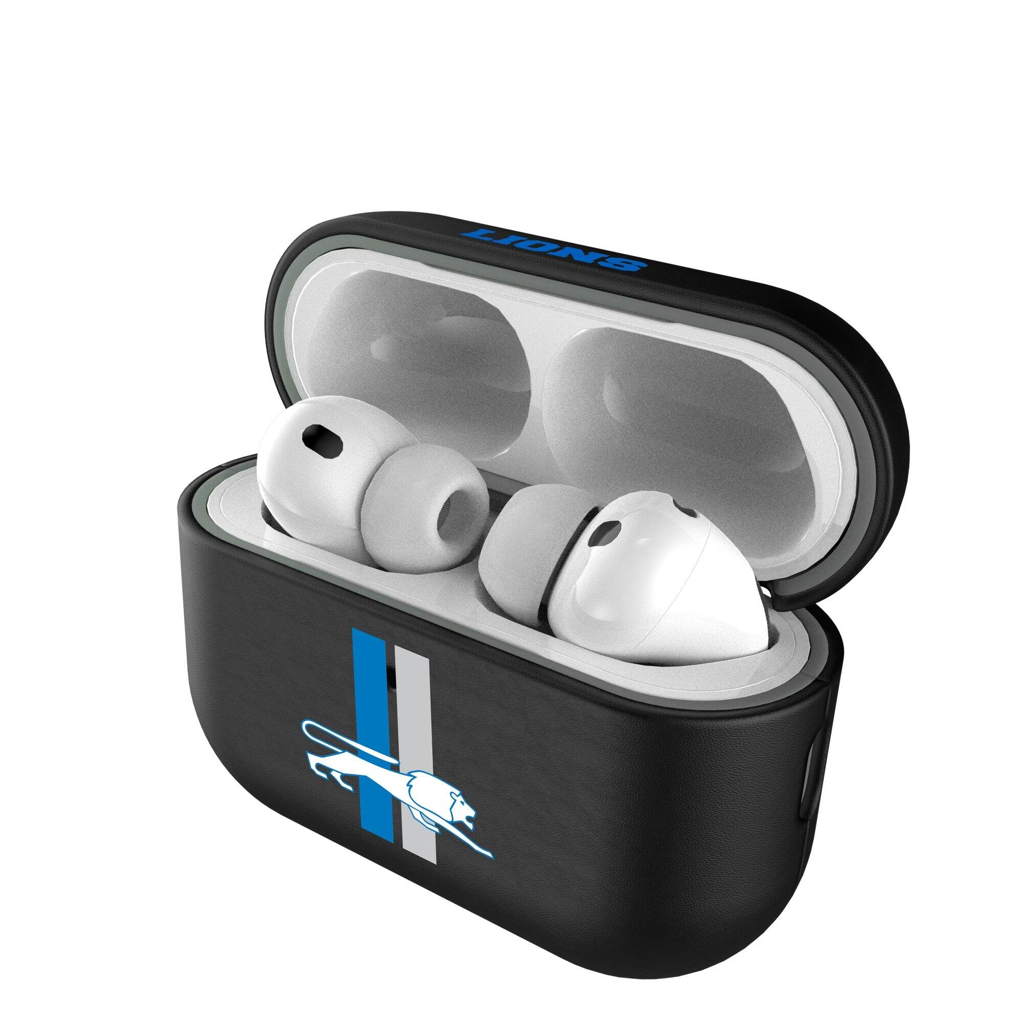 Alt View 3. Keyscaper - Detroit Lions AirPods Pro 3rd Generation Case Cover - No Size - Black.