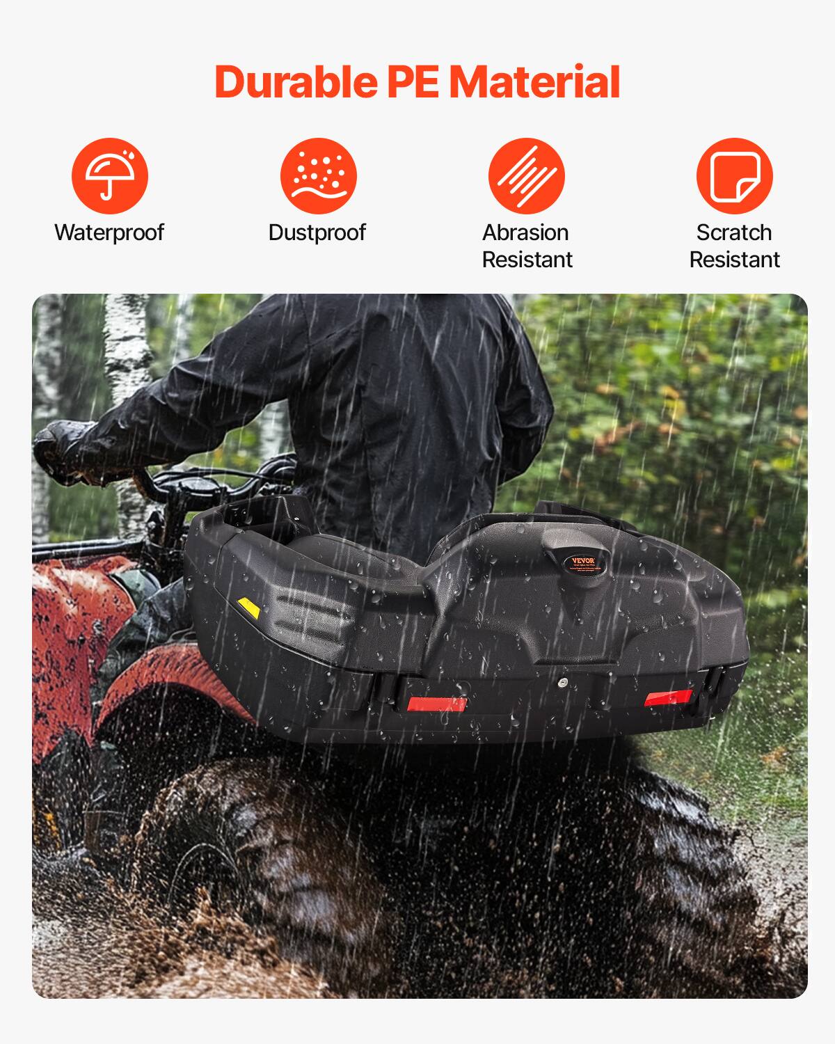 Durable PE Material  
Waterproof  
Dustproof  
Abrasion Resistant  
Scratch Resistant