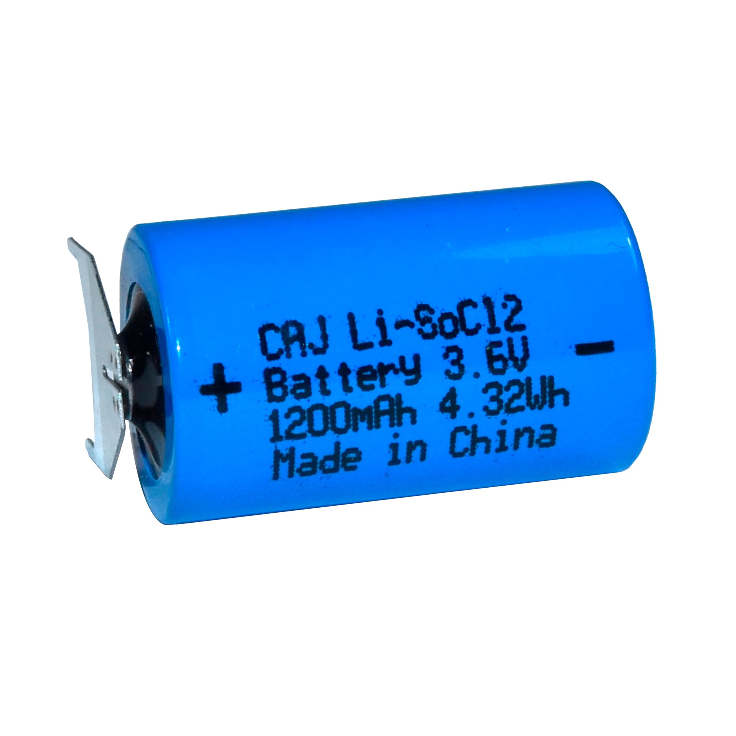 CAJ Li-Socl2 Battery 3.6V 1200mAh 4.32Wh in China Made