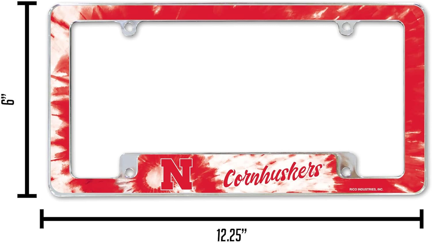 6" | Cornhuskers RICO INDUSTRIES, INC. 12.25"