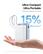 Ultra-Compact Ultra Portable Charge 3 Devices at Once 15% Shorter* Data sourced from Baseus Laboratory; results may vary due to environmental factors.