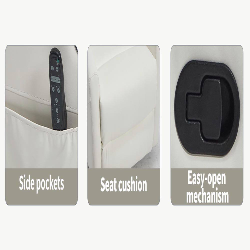 - Side pockets
- Seat cushion
- Easy-open mechanism