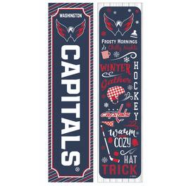 Evergreen Enterprises - Washington Capitals 47" Double Sided Winter Leaner Fan Sign - Multicolor