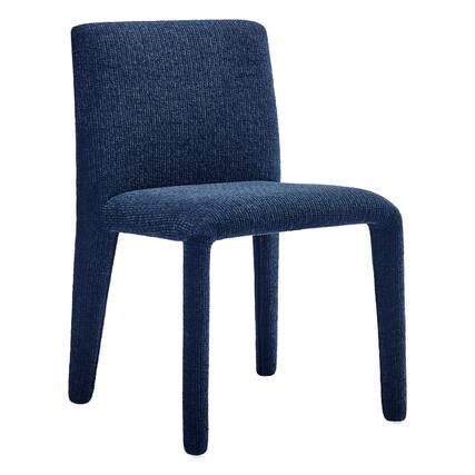 Front. Modway - Rhodes Fabric Upholstered Dining Chair by Modway - Blue.
