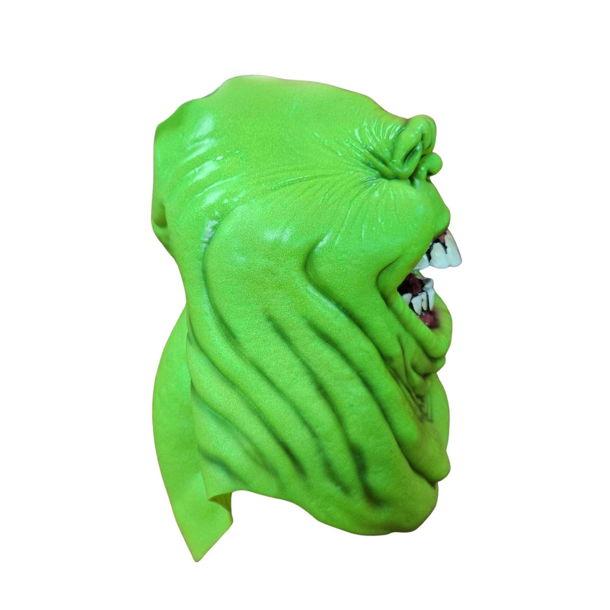 Alt View 1. Trick or Treat Studios - Ghostbusters Slimer Adult Vinyl Costume Mask - Green.