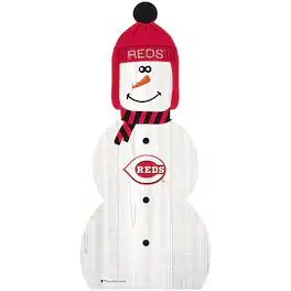 Fan Creations - Cincinnati Reds 31'' Snowman Leaner - White