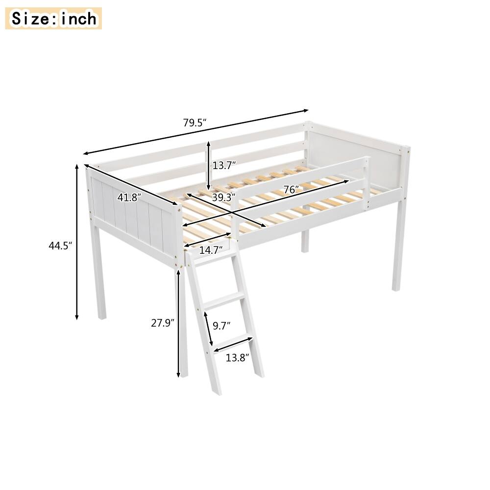 Size: inch  
79.5" 13.7" 41.8" 39.3" 76" 44.5" 14.7" 27.9" 9.7" 13.8"