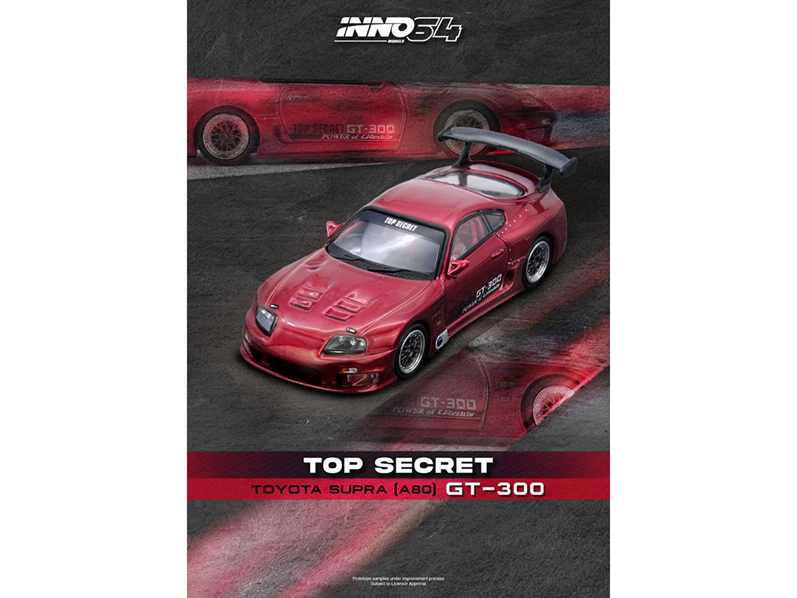 INNO54 - T8P SECRET GT-300 POWER of Uesle IOP SIGRIT 5T-300 FOWER GT-300 of CRetidy TOP SECRET TOYOTA SUPRA (A80) GT-300 Platinum - re ur improvamant pnos Jigtc - ose AgR