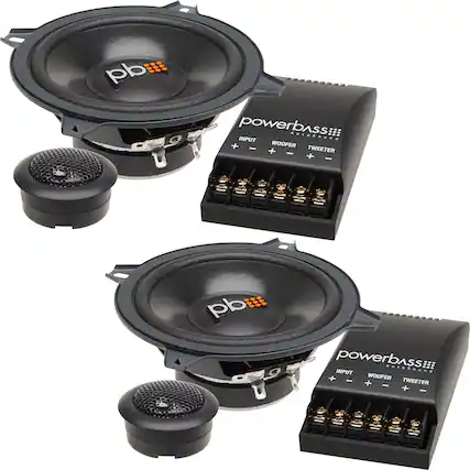 pb powerbass INPUT AUEOSOUR + WOOFER - TWEETER +--- + - + I pb powerbass INPUT Autosound + WOOFER - TWEETER + I + I