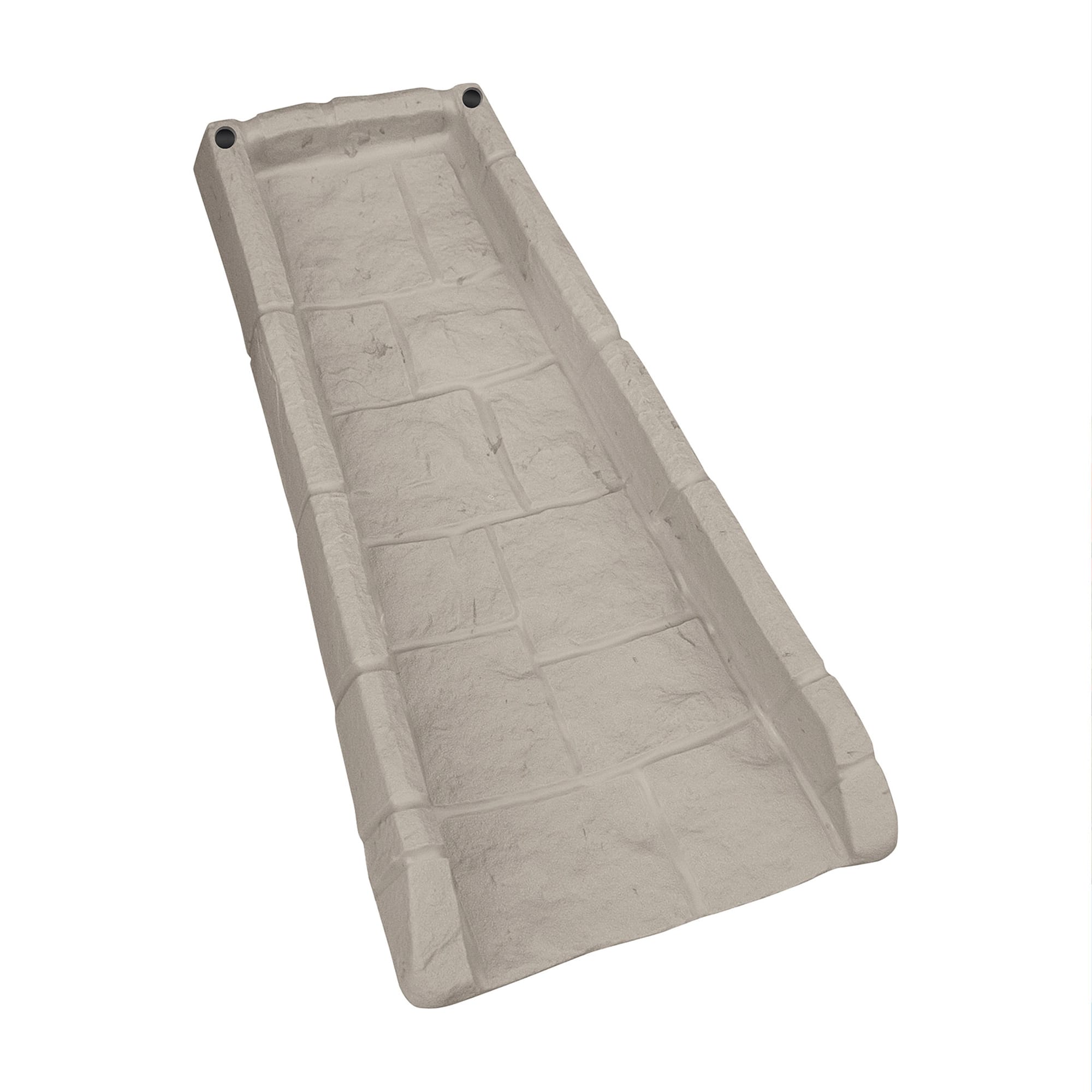 Suncast - SB24 Decorative Rain Gutter Downspout Garden Splash Block, Light Taupe - Stone light taupe