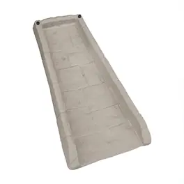 Suncast - SB24 Decorative Rain Gutter Downspout Garden Splash Block, Light Taupe - Stone light taupe