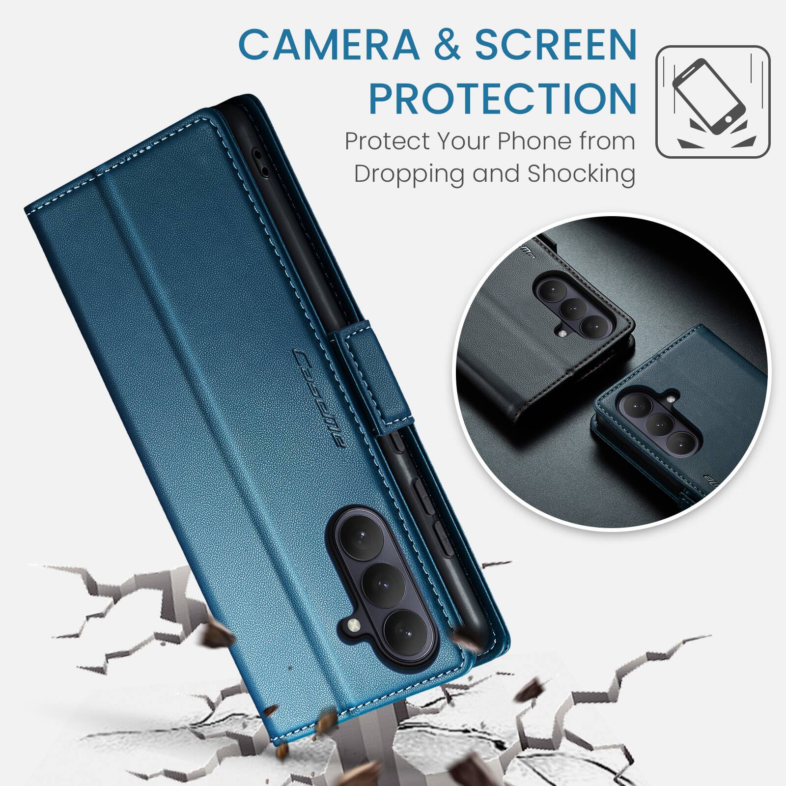 CAMERA & SCREEN PROTECTION  
Protect Your Phone from Dropping and Shocking