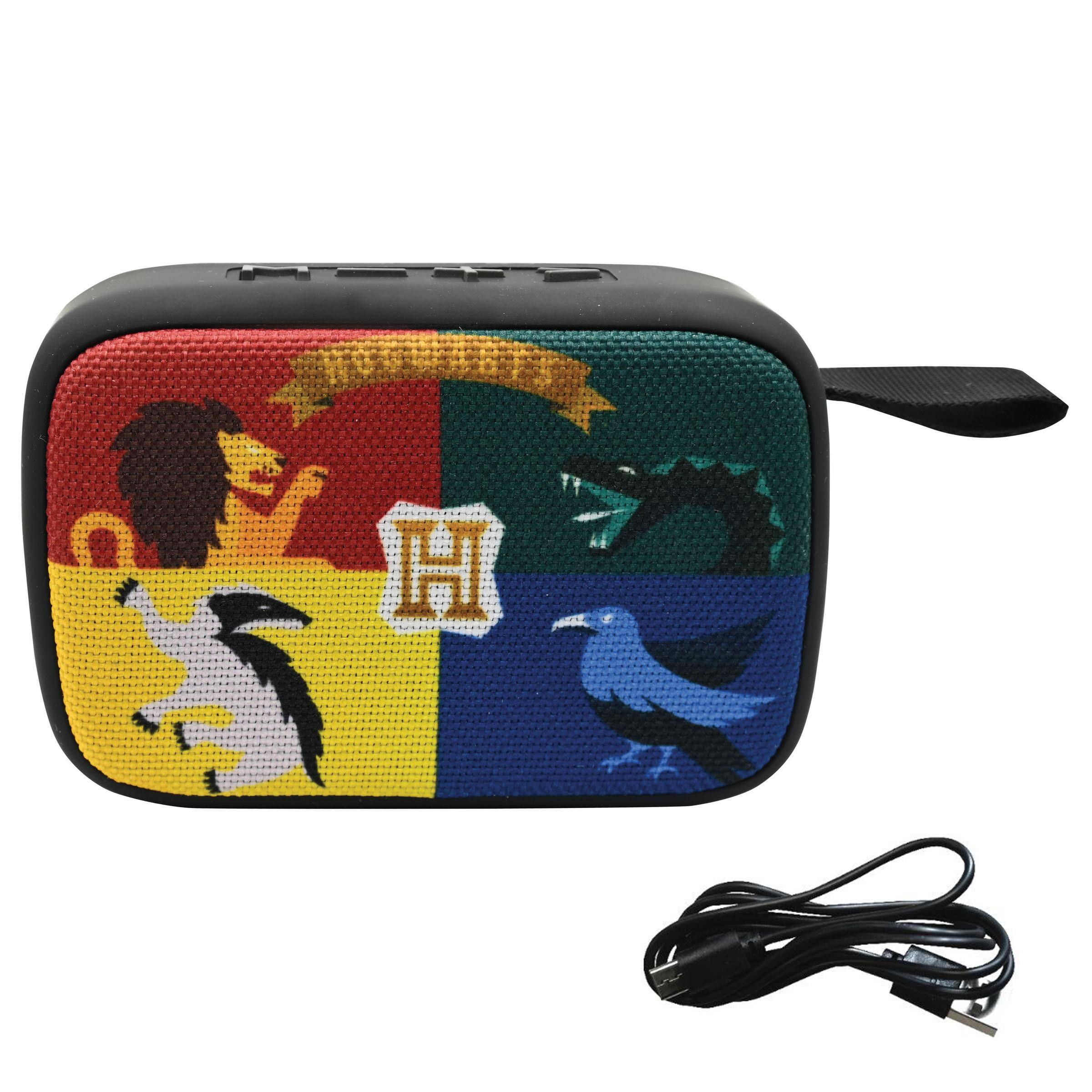 Front. Lexibook - Harry Potter Bluetooth Portable Speaker with Fabric Finish.