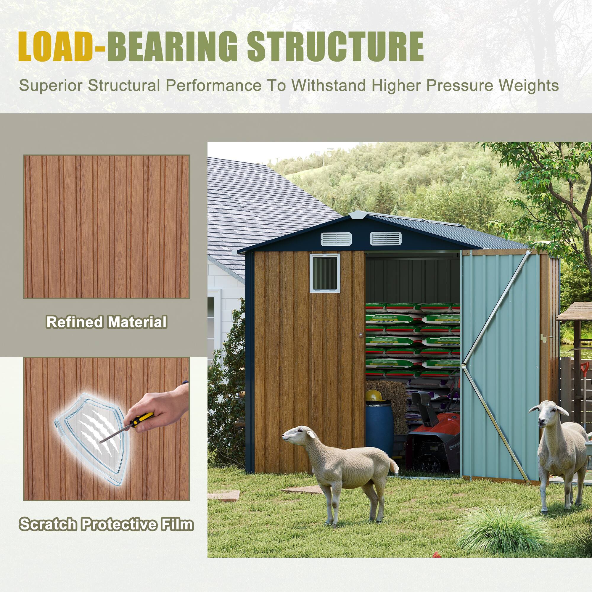 LOAD-BEARING STRUCTURE  
Superior Structural Performance To Withstand Higher Pressure Weights  

Refined Material  
Scratch Protective Film