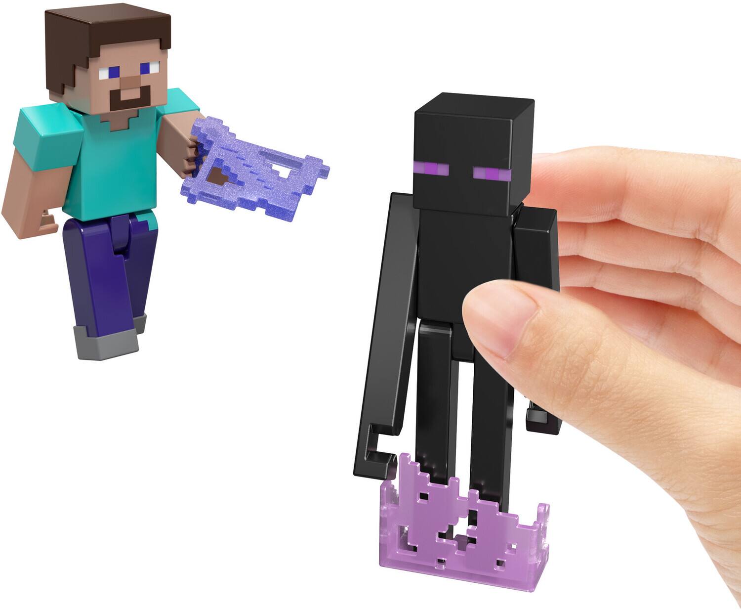 Alt View 4. Mattel - Mattel - Minecraft 3.25'' Enderman Encounter Storypack   - Collectibles - Multicolor.