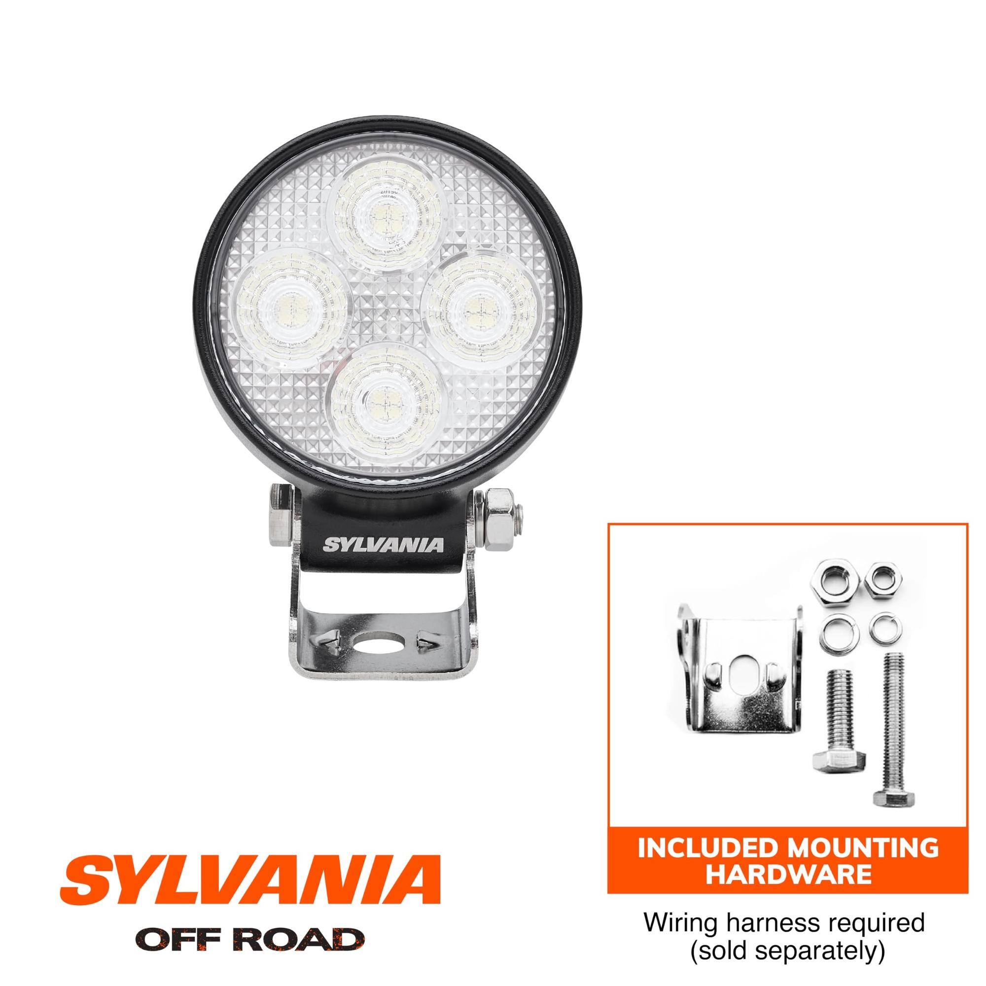 SYLVANIA OFF ROAD  
INCLUDED MOUNTING HARDWARE  
Wiring harness required (sold separately)