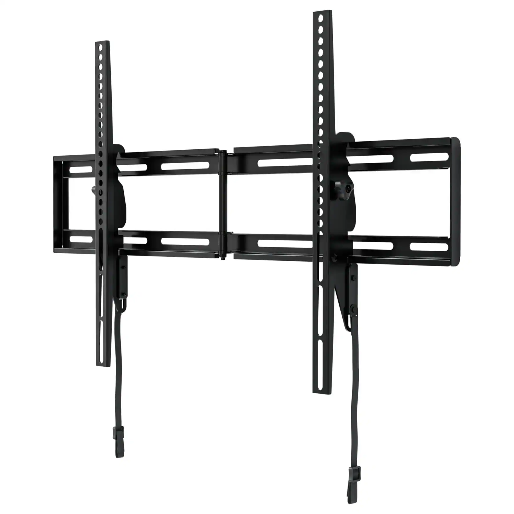 Front. Dazzed Corner - Tilting TV Wall Mount for 42-95" TVs, 130lbs Capacity, 10° Tilt, Easy Install - Black.