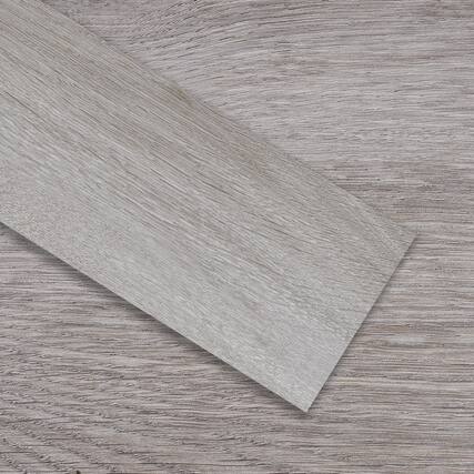 Front. Costway - Costway 24-Pack 36 Sq.Ft Floor Tile Vinyl Flooring, Waterproof Vinyl Plank Flooring - Gray.