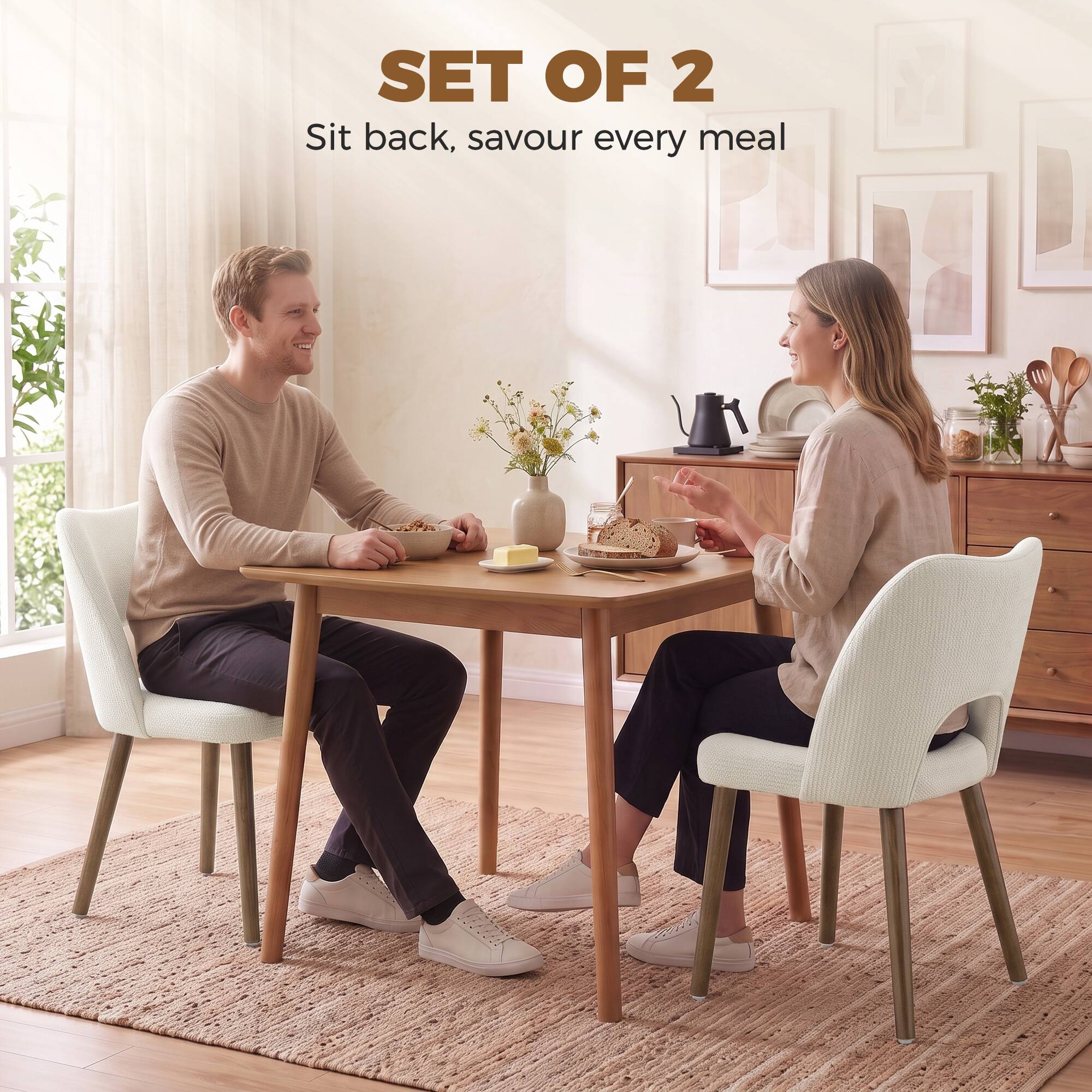 SET OF 2  
Sit back, savour every meal