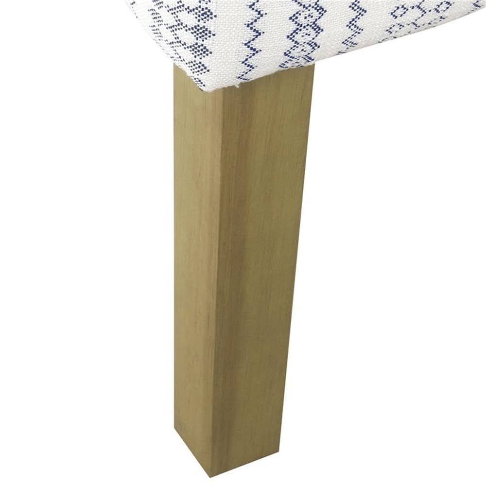 Alt View 5. JETRANSPORT - Swoop Arm Accent Chair Blue And White Farmhouse Stripe 100% PolyesterACCENT CHAIRS: Theseating solution for... - Blue and White Farmhouse Stripe.