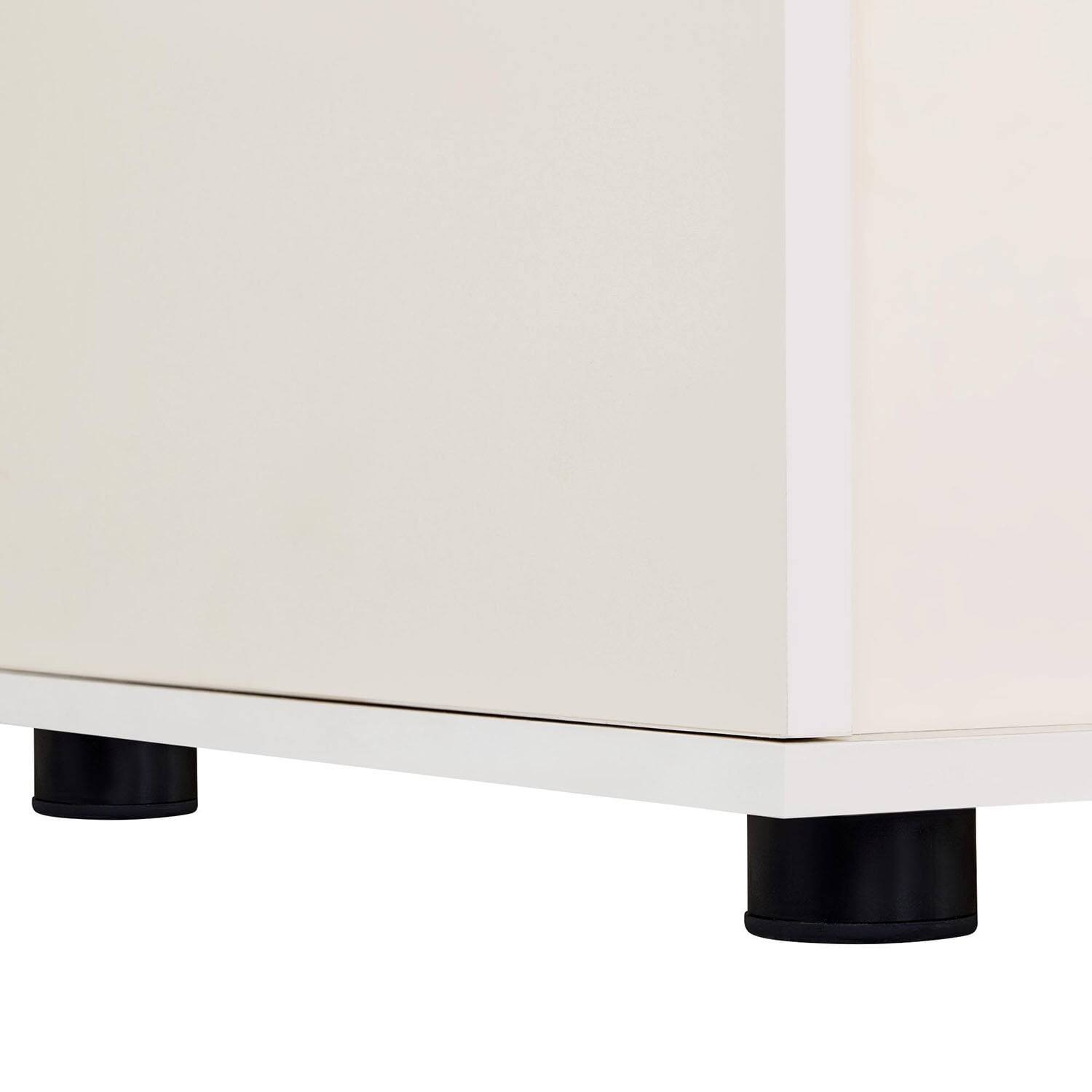 Angle. Pefilos - 66" Modern Cat Litter Box Enclosure TV Stand with Storage and Removable Sliding Door Design, Multi-Functional Cat House.